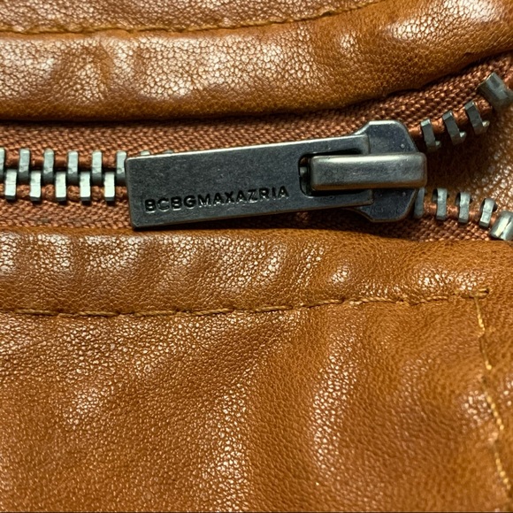 BCBG cropped leather jacket - Picture 4 of 10